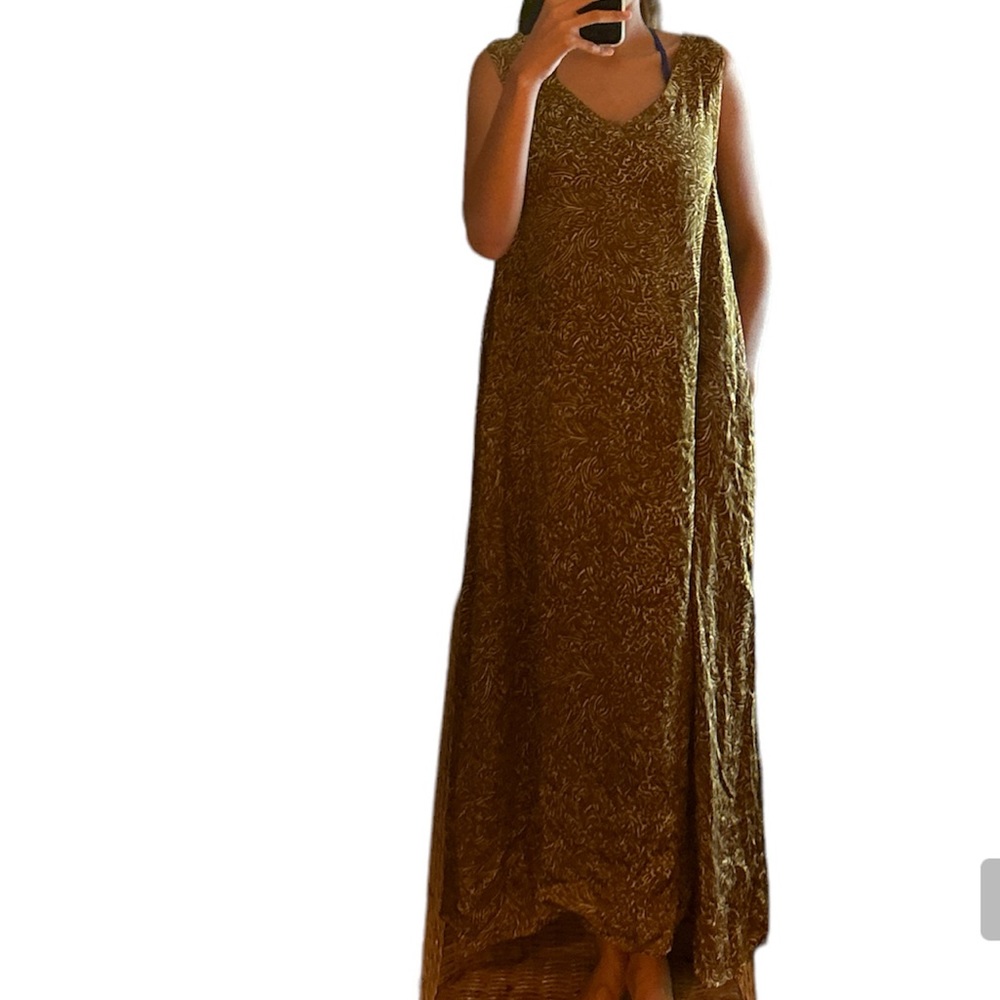 Brand New Diega Brown/Tan Long Dress